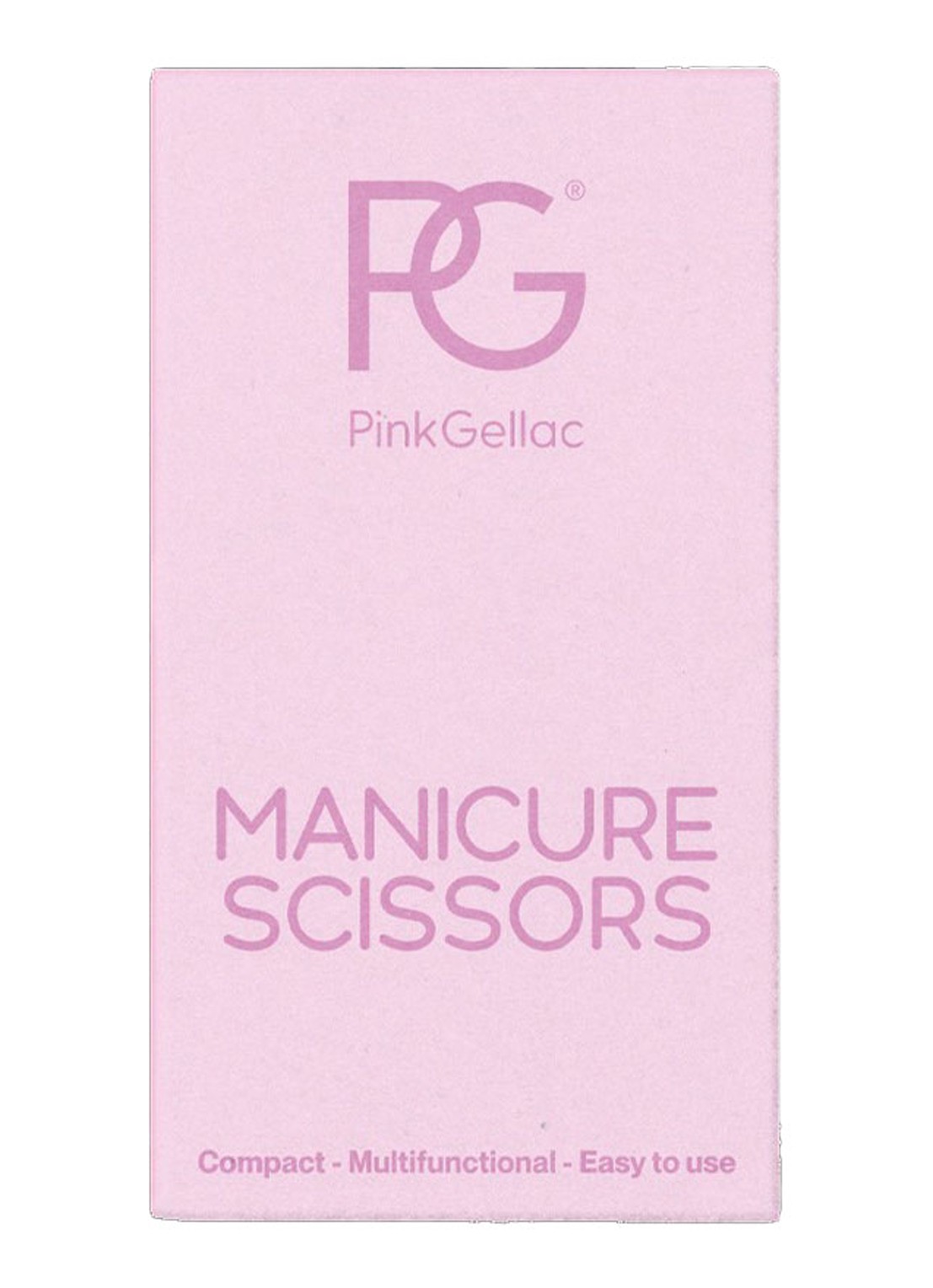Pink Gellac Manicure Scissors - manicure schaar - voorkant 3 roze