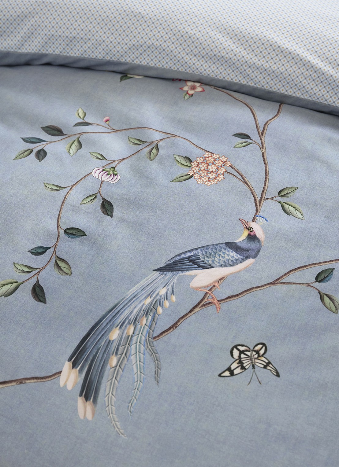 Pip Studio Bamboo Blossom dekbedovertrekset - inclusief kussenslopen - detail 7 lichtblauw