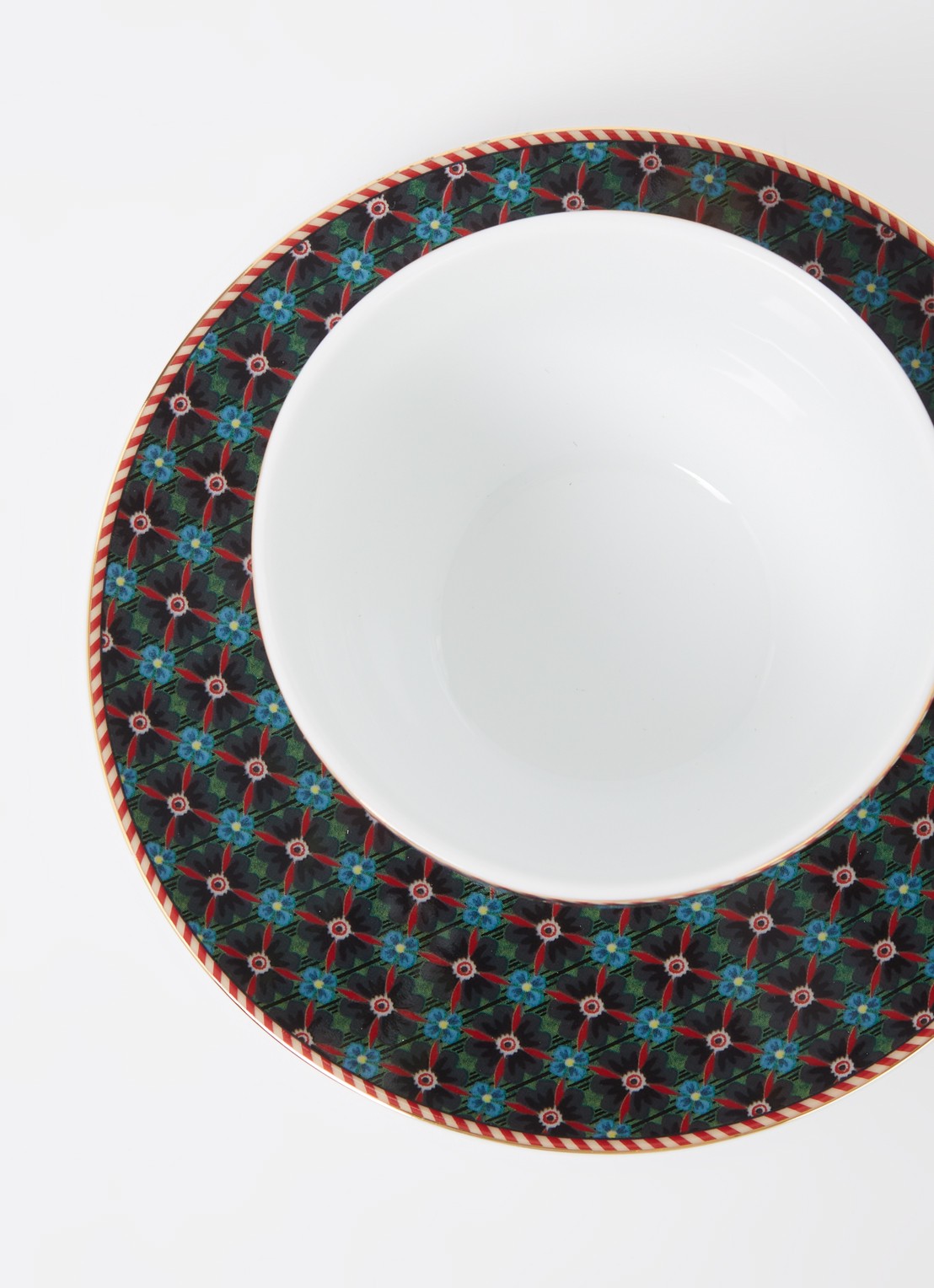 Pip Studio Berry Blue kop en schotel 28 cl - voorkant 2 donkerblauw