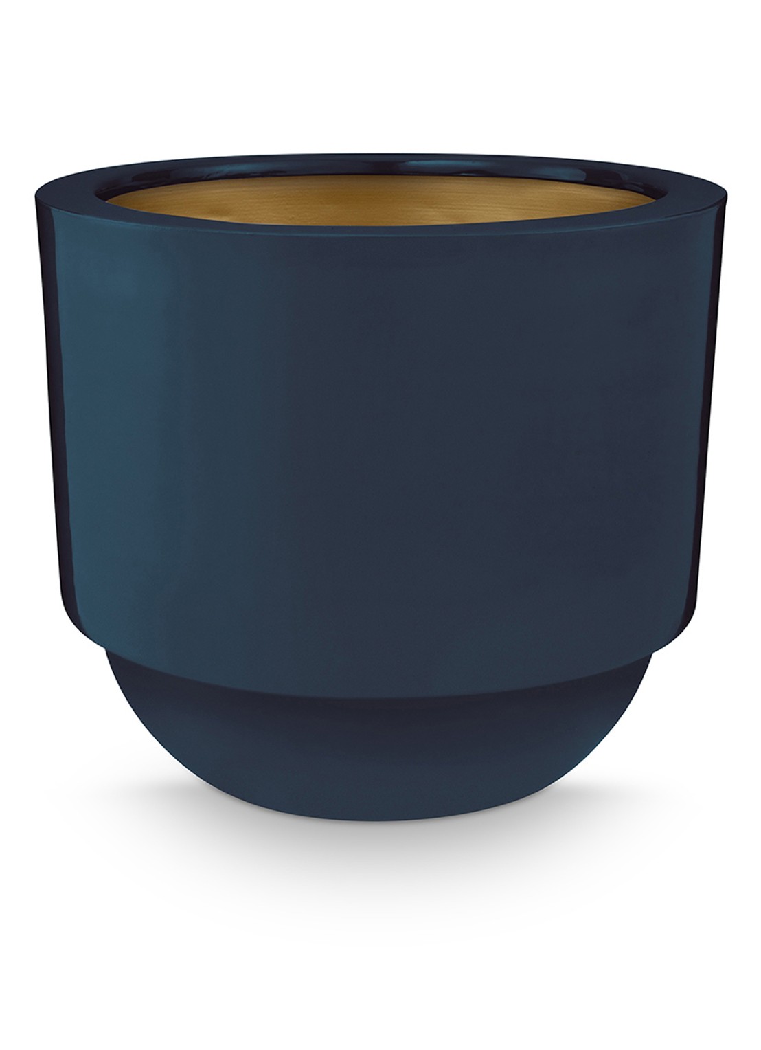 Pip Studio Bloempot voor binnen 40 x 35 cm - voorkant blauw
