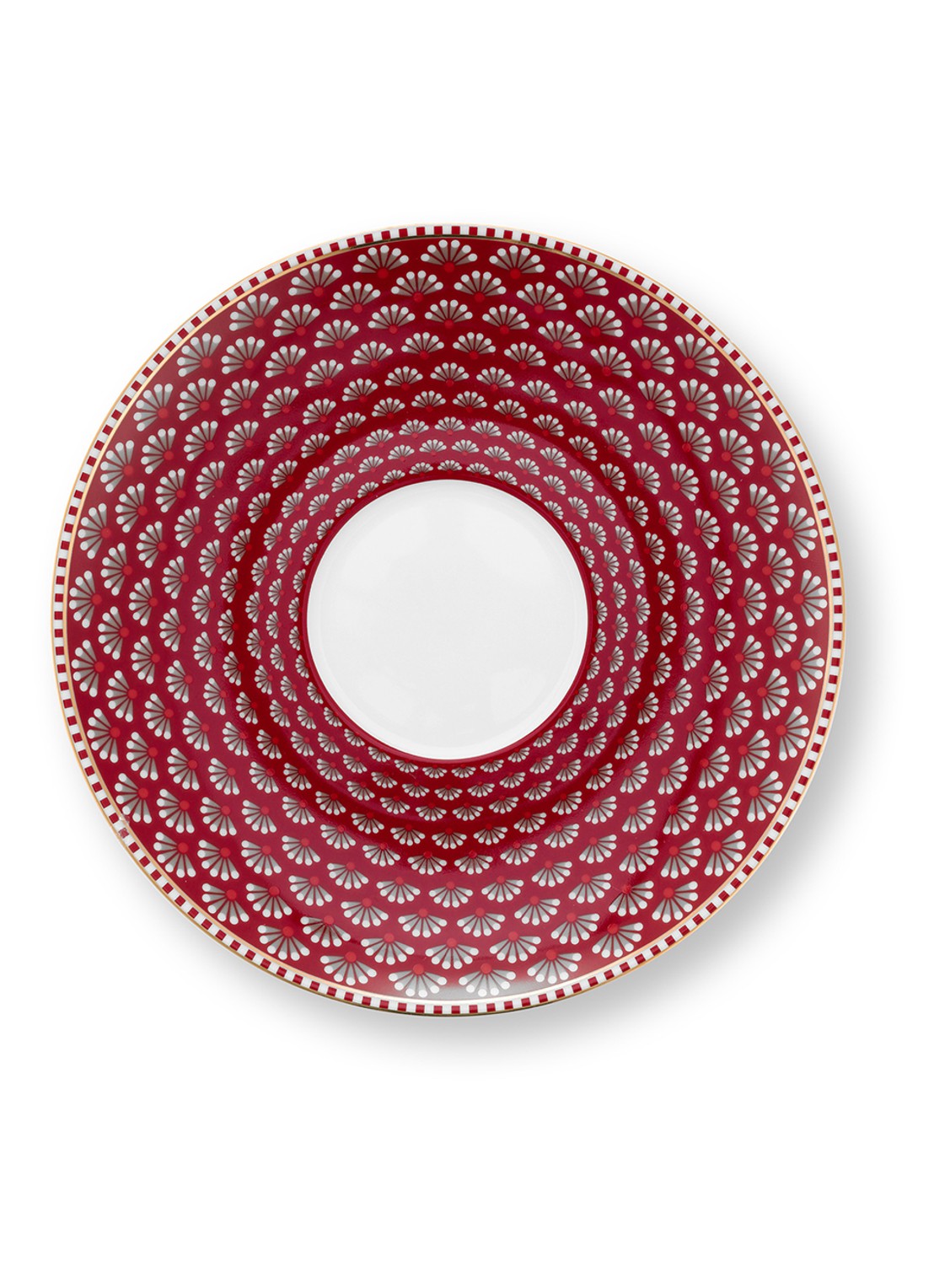 Pip Studio Blooming Tales Fantasy kop en schotel set van 2 - detail 7 donkerrood