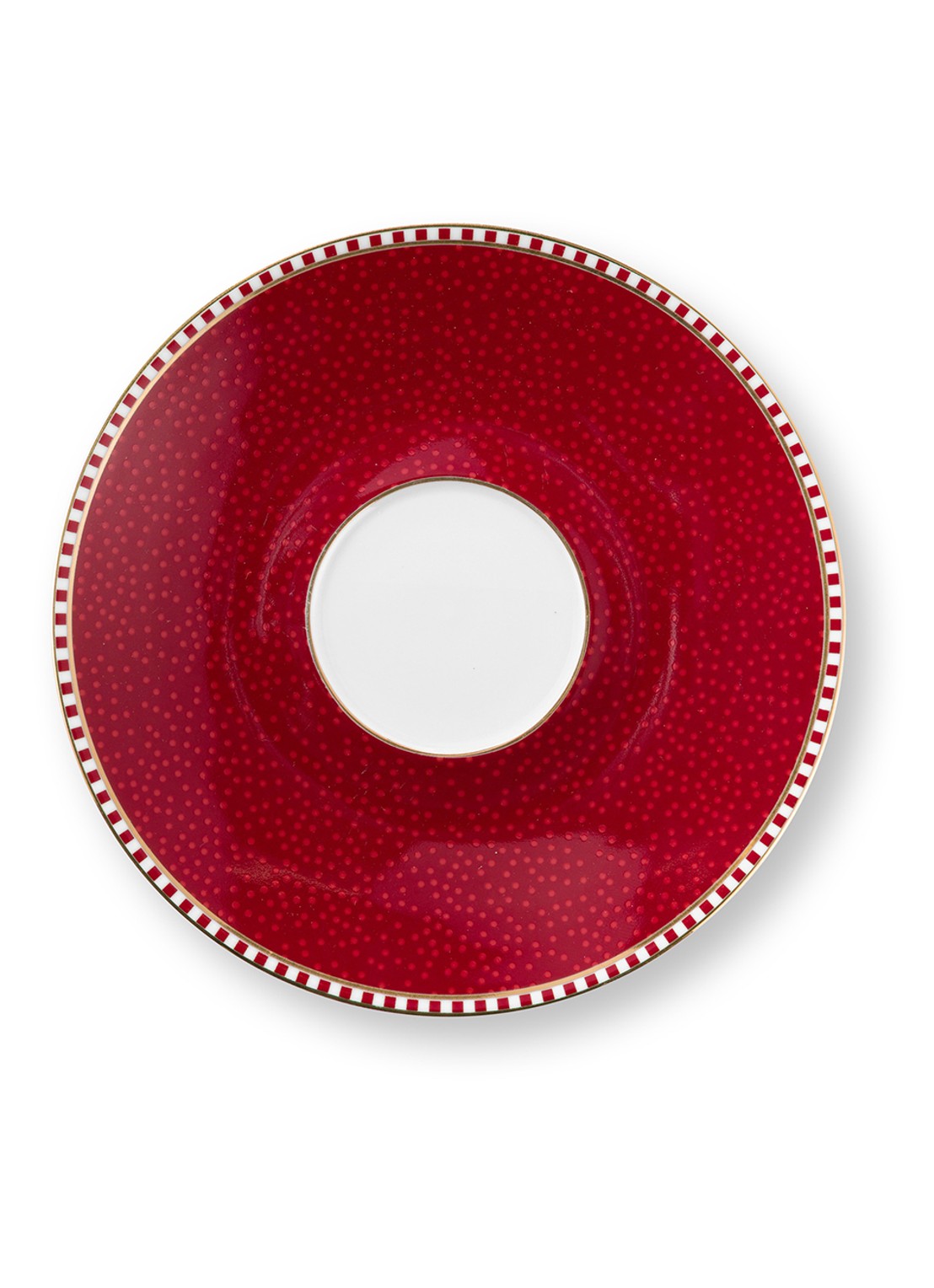 Pip Studio Blooming Tales kop en schotel set van 2 - detail 7 donkerrood