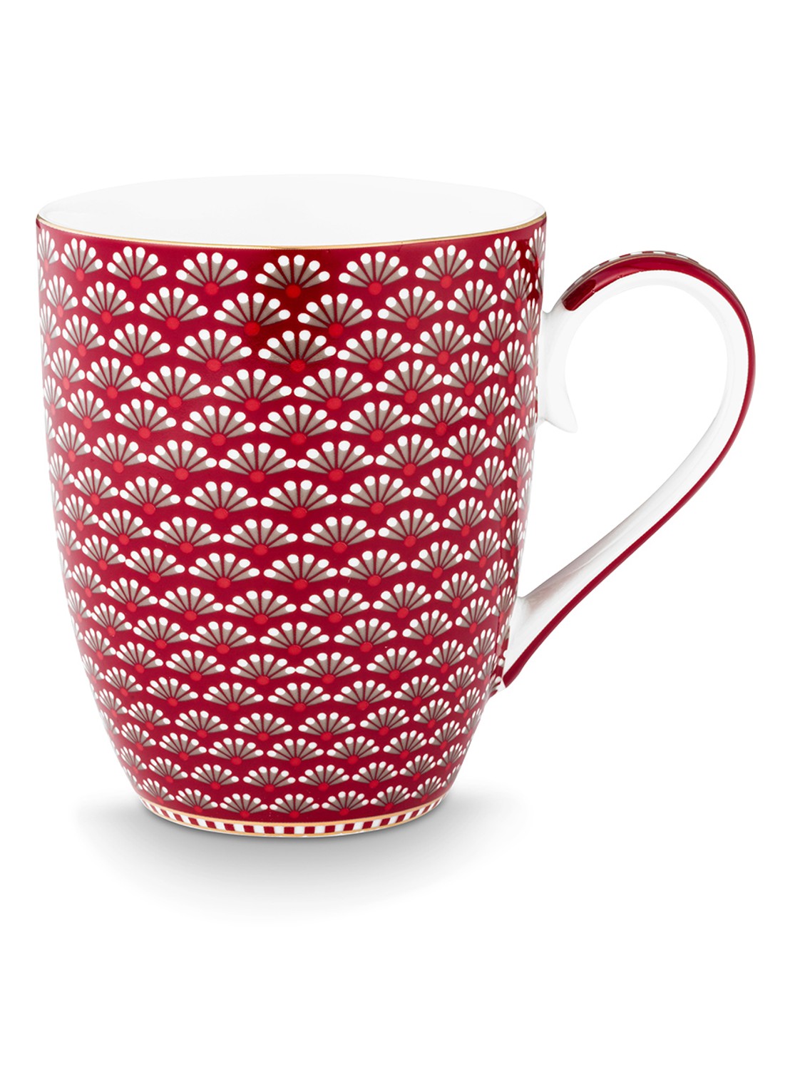 Pip Studio Blooming Tales mok - voorkant 2 donkerrood