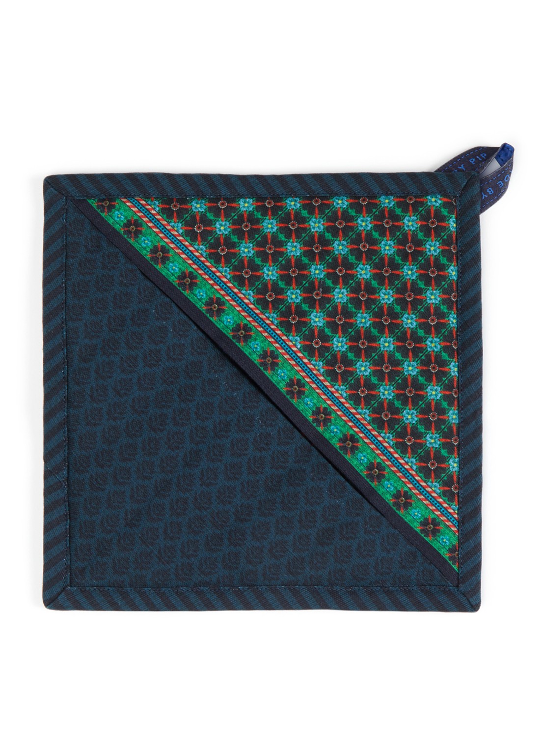 Pip Studio Blushing Birds kop en schotel set van 2 - voorkant 3 donkerblauw