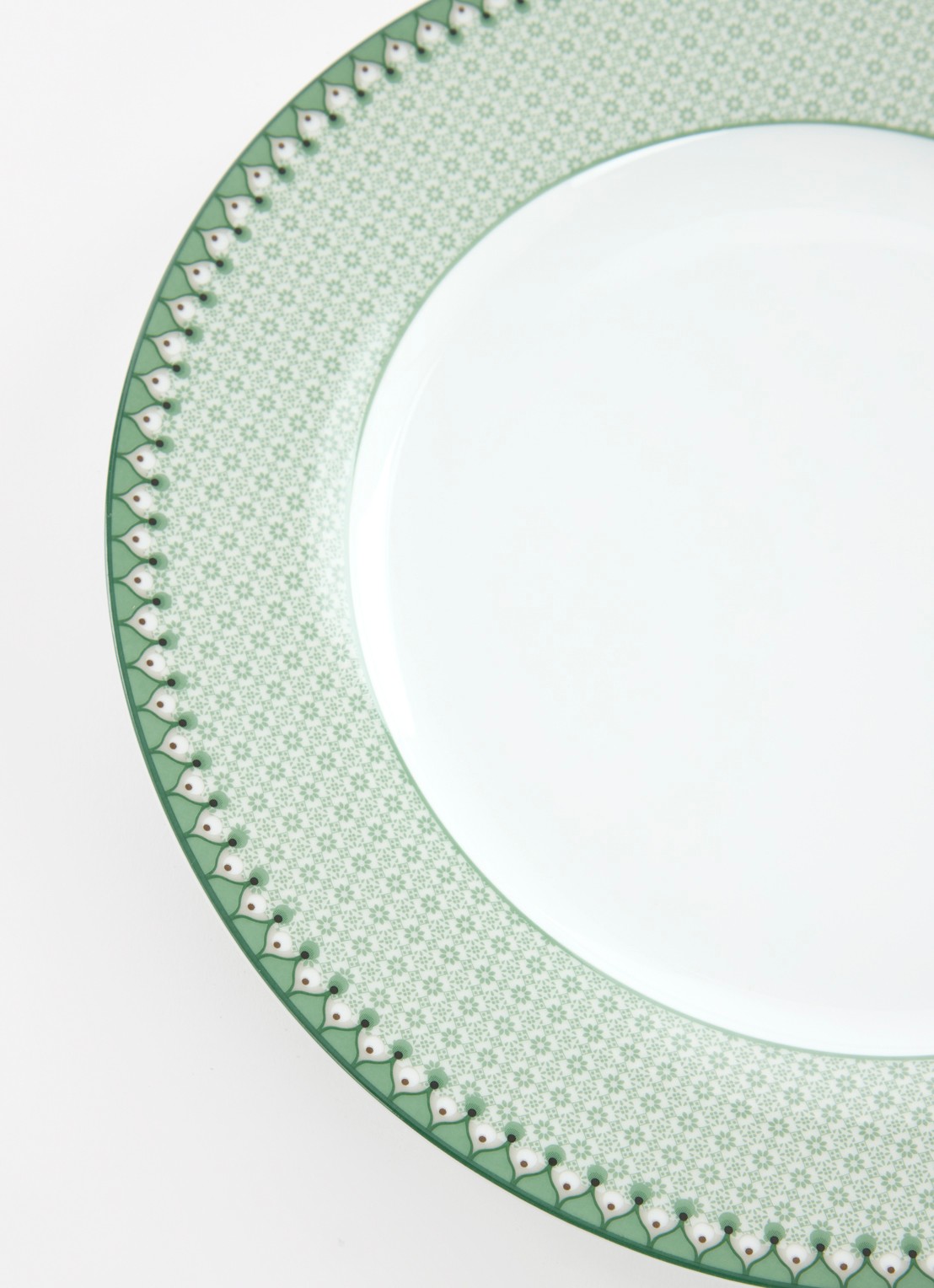 Pip Studio Dinerbord 27 cm - detail groen