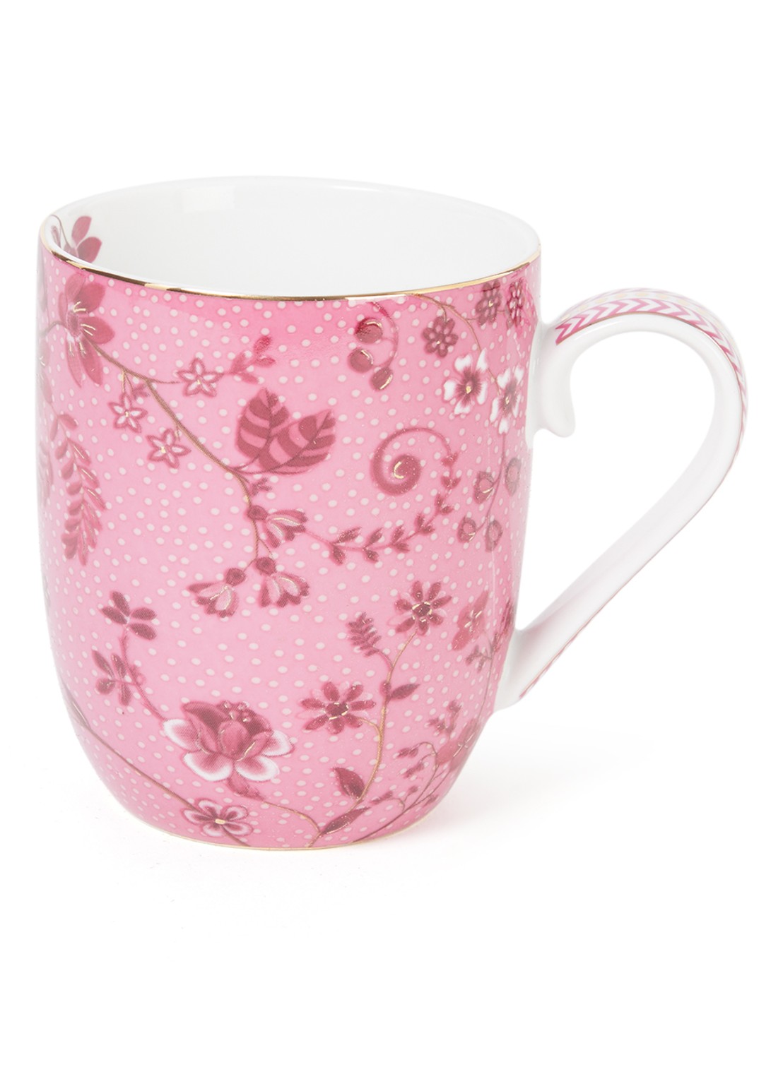 Pip Studio Jolie kopje 14,5 cl - voorkant roze