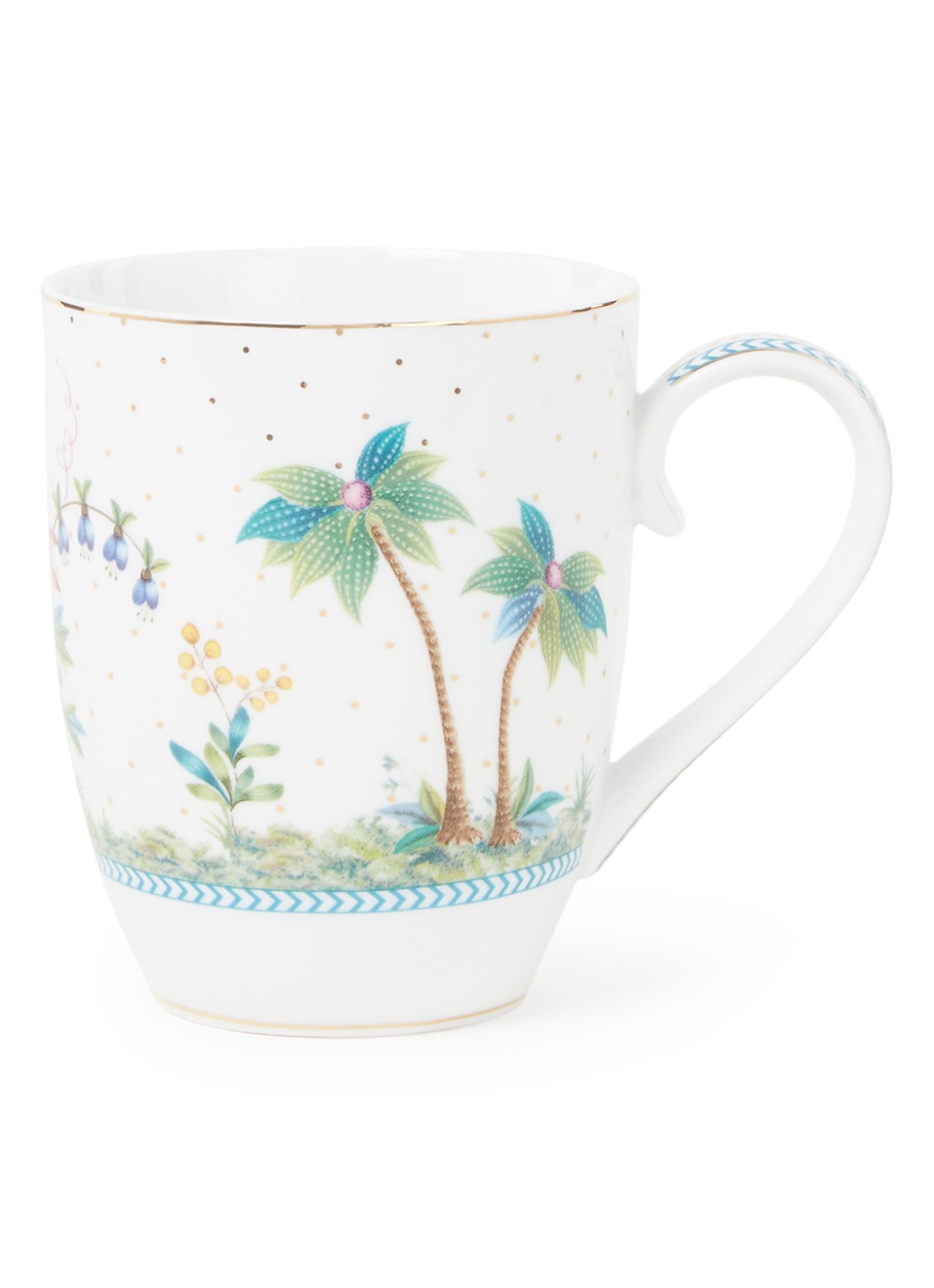 Pip Studio Jolie L mok 35 cl - voorkant wit
