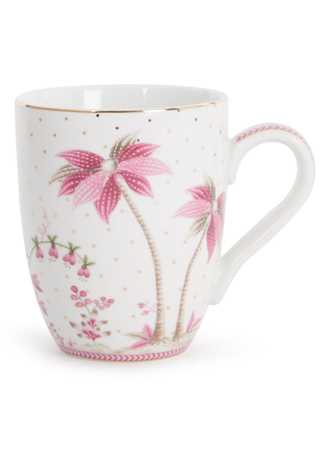 Pip Studio Jolie mok 35 cl - voorkant wit
