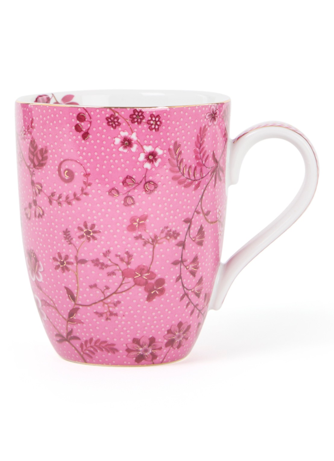 Pip Studio Jolie mok 35 cl - voorkant roze