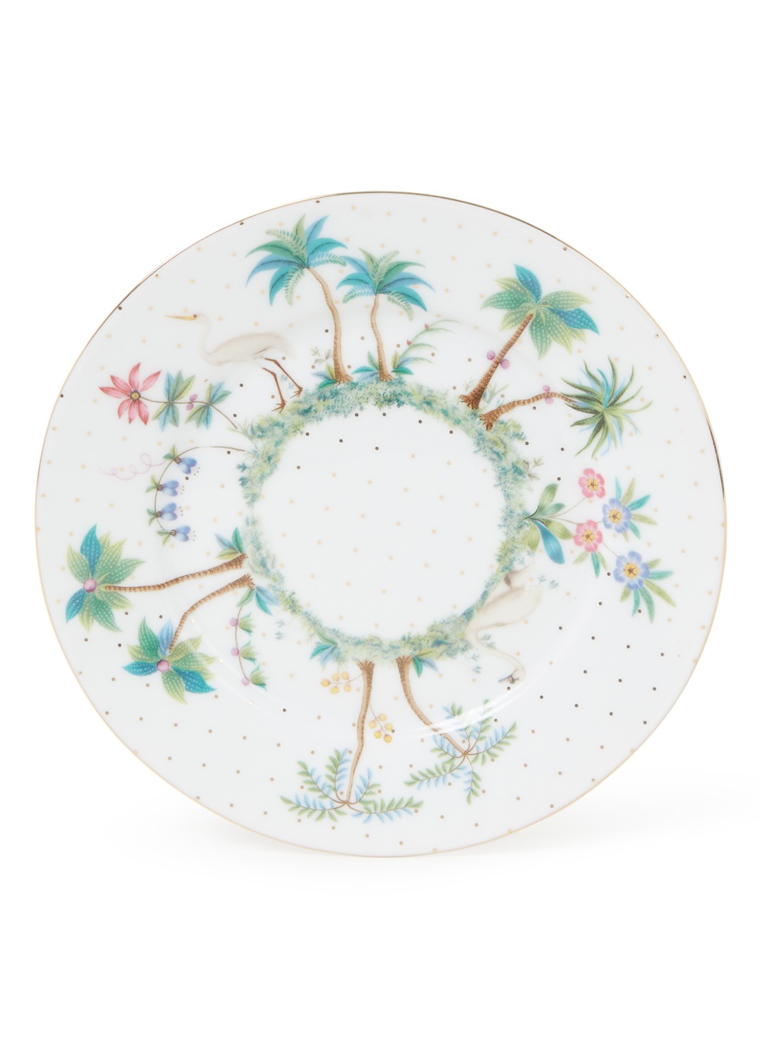 Pip Studio Jolie ontbijtbord 17 cm - voorkant wit