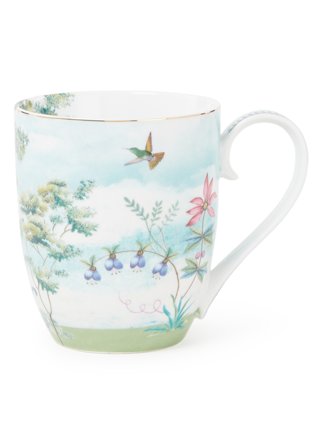 Pip Studio Jolie XL mok 45 cl - voorkant 2 blauw