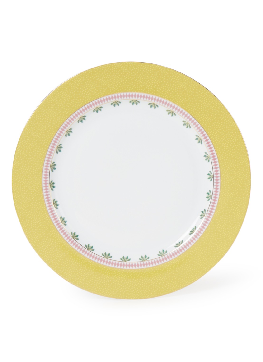 Pip Studio La Majorelle bord 26,5 cm  - voorkant 2 okergeel