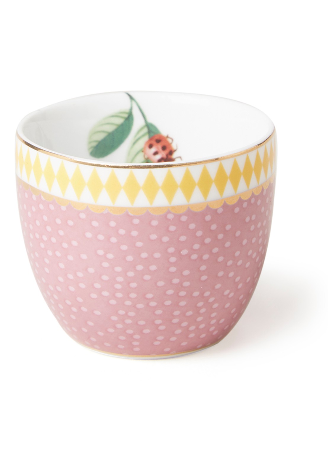 Pip Studio La Majorelle eierdopje 4 cm - voorkant 2 roze