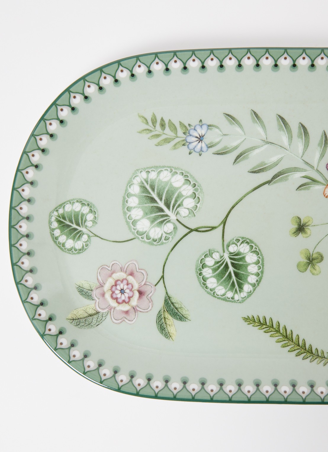 Pip Studio Lily & Lotus cakeschaal 33,5 cm - detail 3 groen