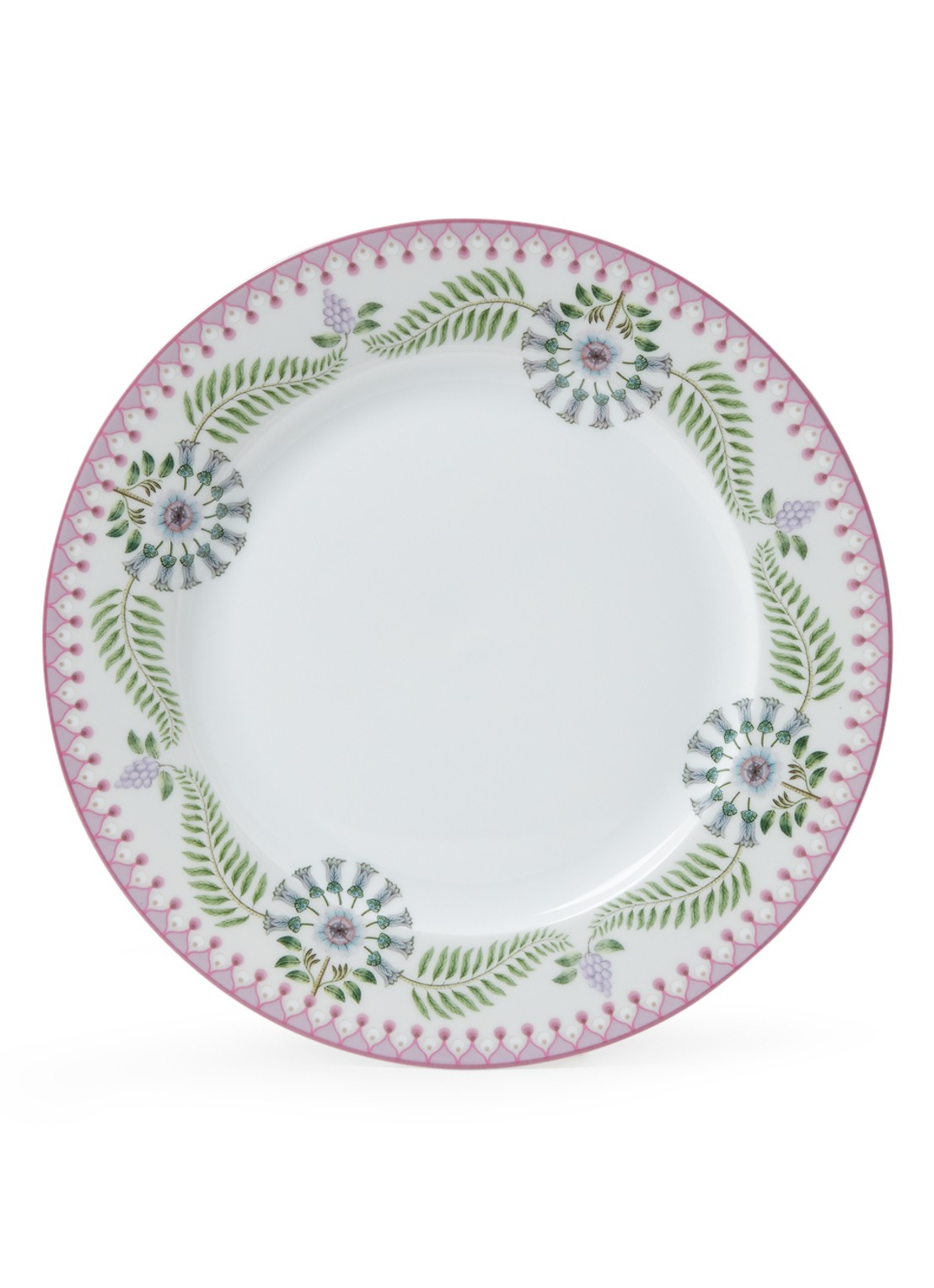 Pip Studio Lily & Lotus dinerbord 23 cm - voorkant gebroken wit