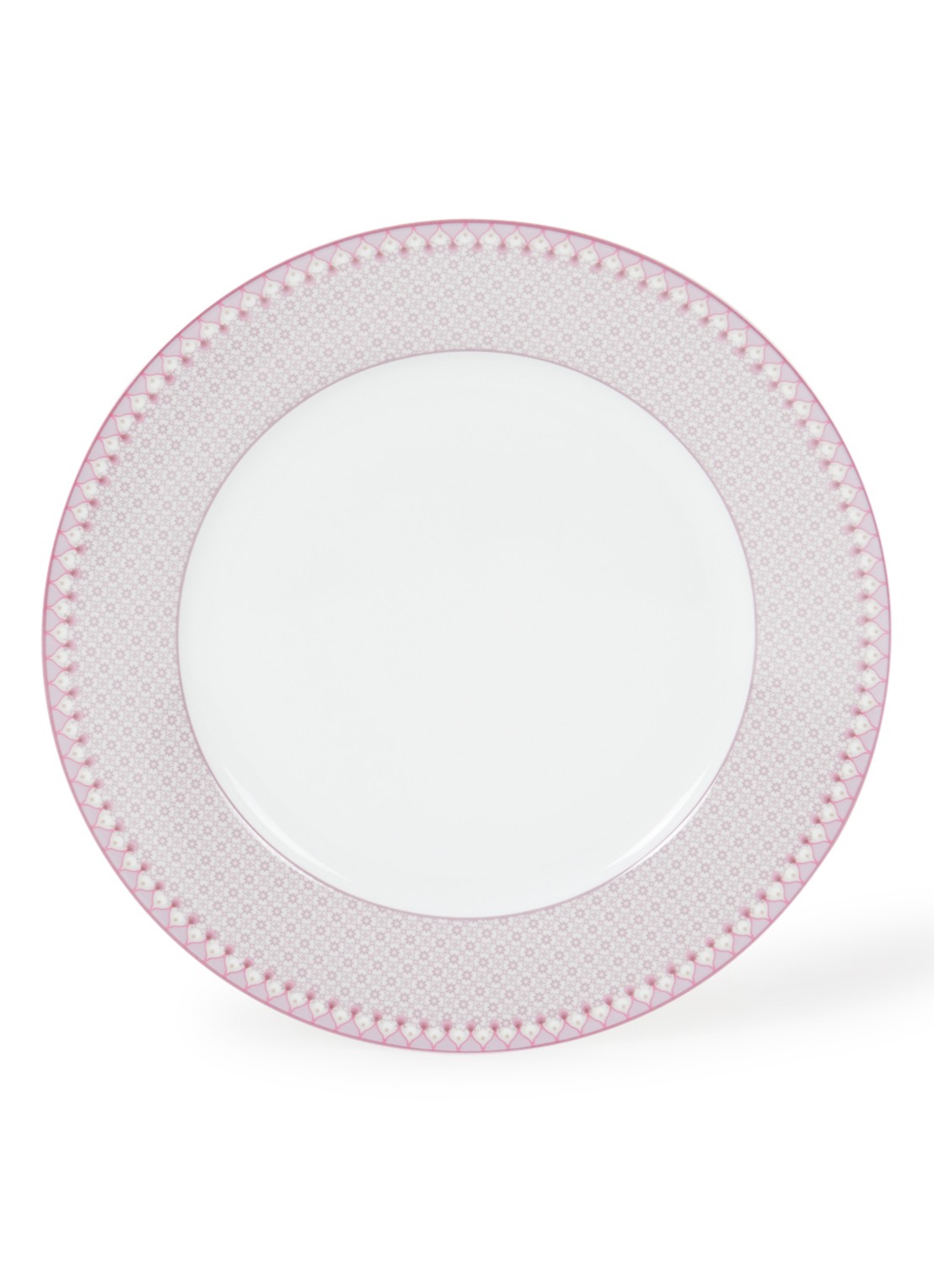 Pip Studio Lily & Lotus dinerbord 26,5 cm - voorkant lila