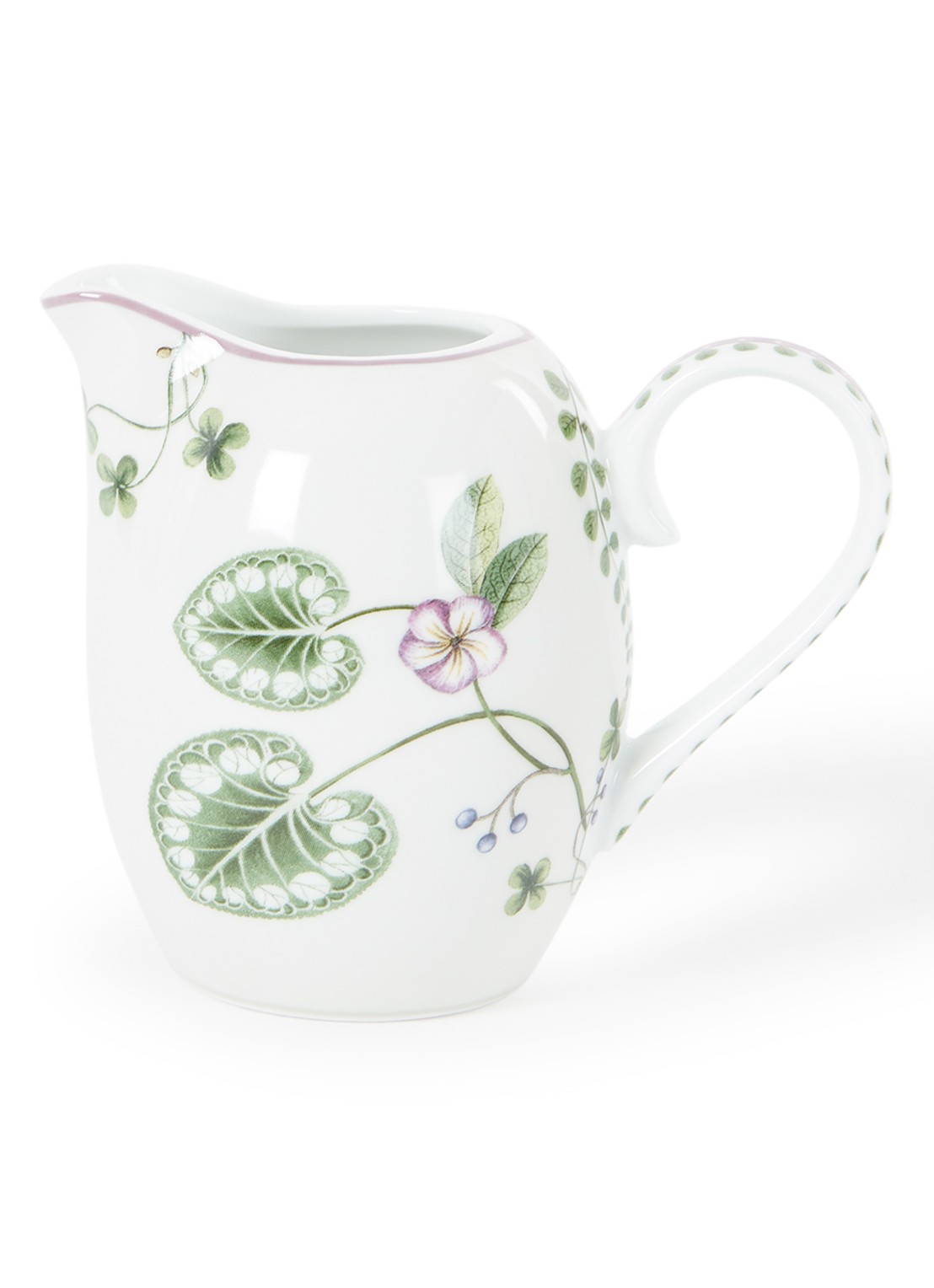Pip Studio Lily & Lotus melkkan 25 cl - voorkant gebroken wit