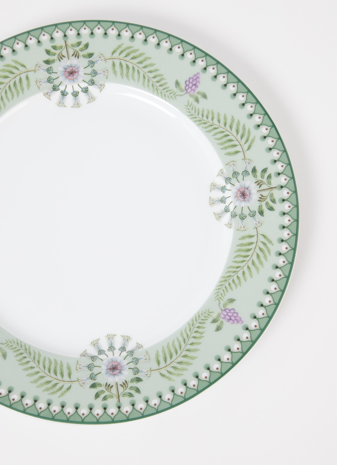 Pip Studio Lily & Lotus ontbijtbord 23 cm - detail 3 groen