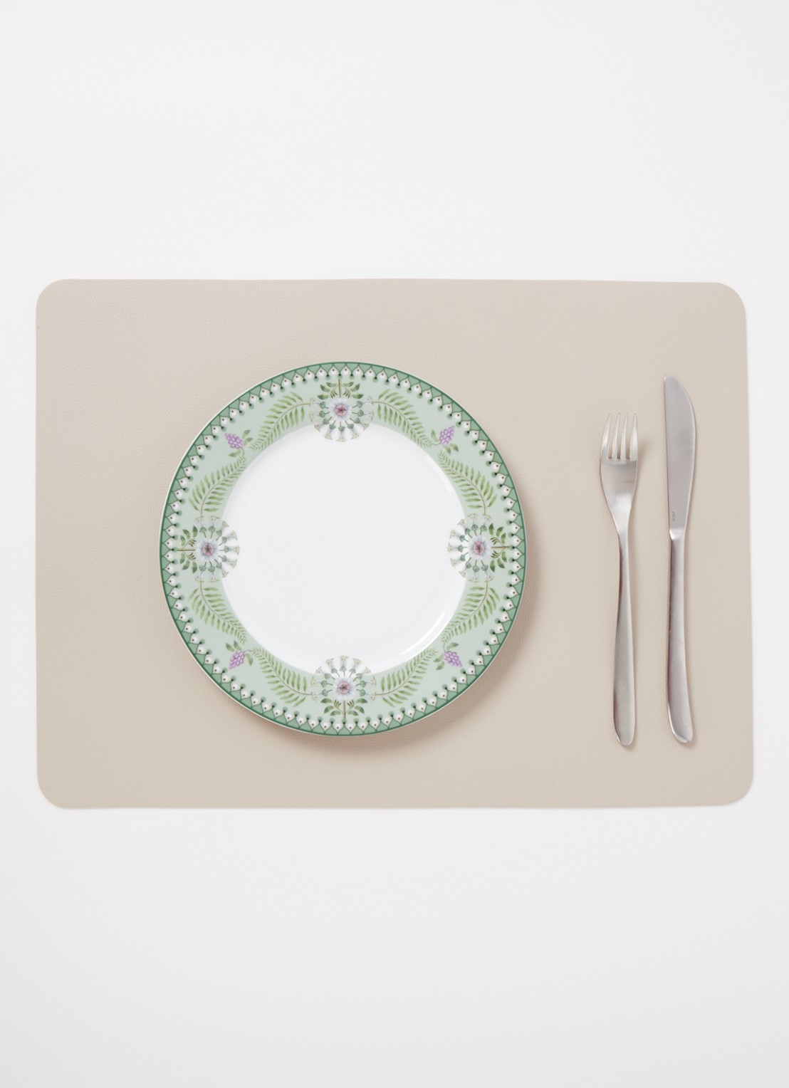 Pip Studio Lily & Lotus ontbijtbord 23 cm - detail 4 groen