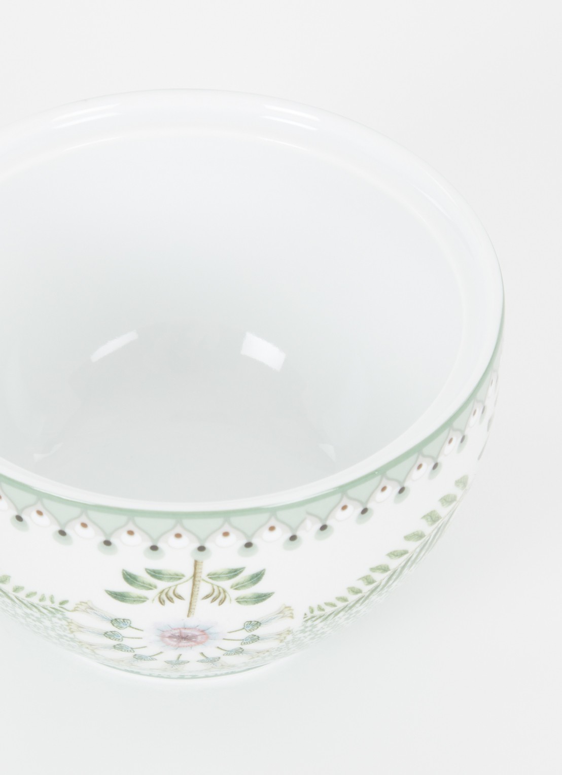 Pip Studio Lily & Lotus suikerpot 11 cm - voorkant 2 groen