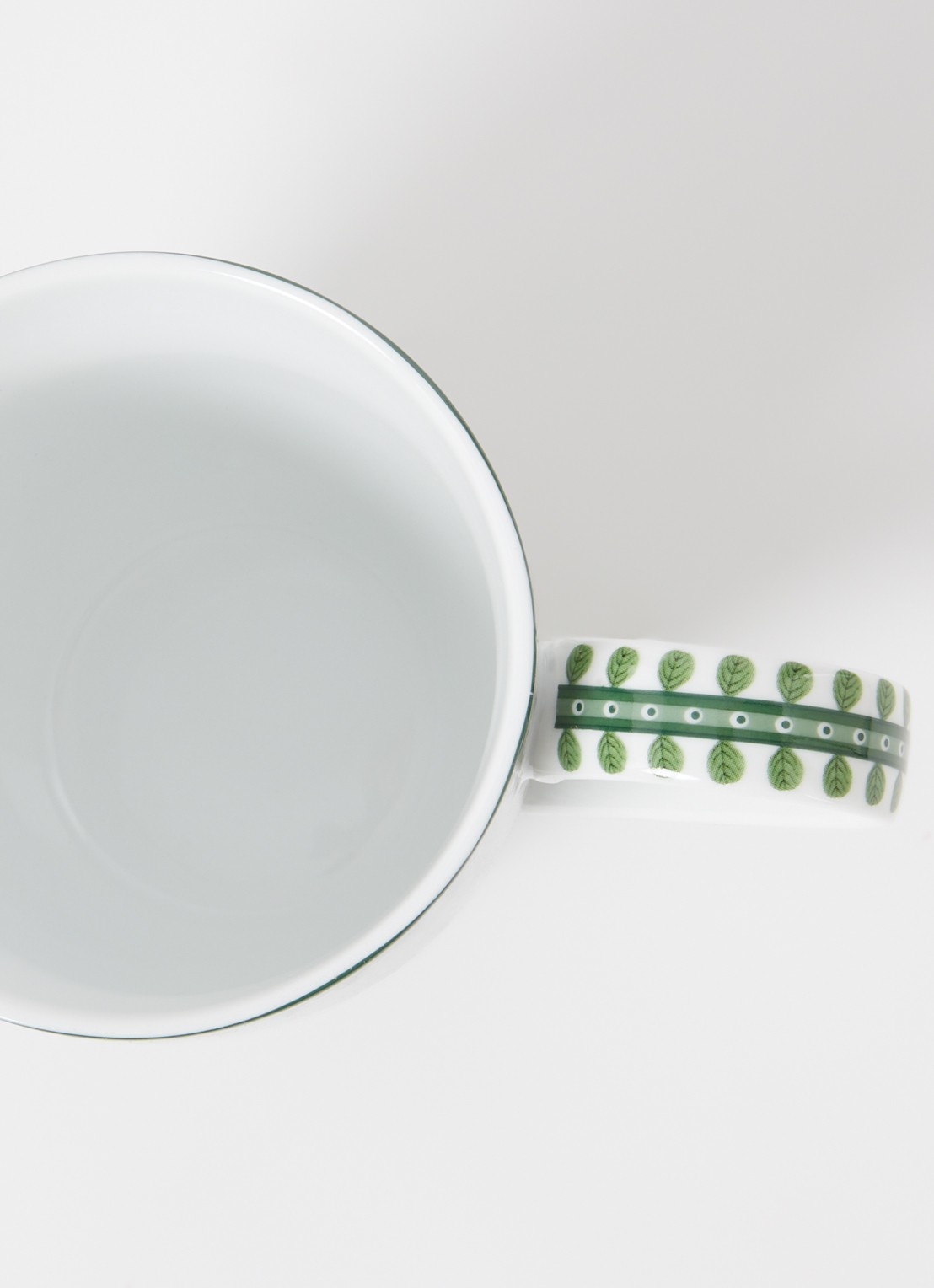 Pip Studio Lily & Lotus XL mok 45 cl - voorkant 2 lichtgroen