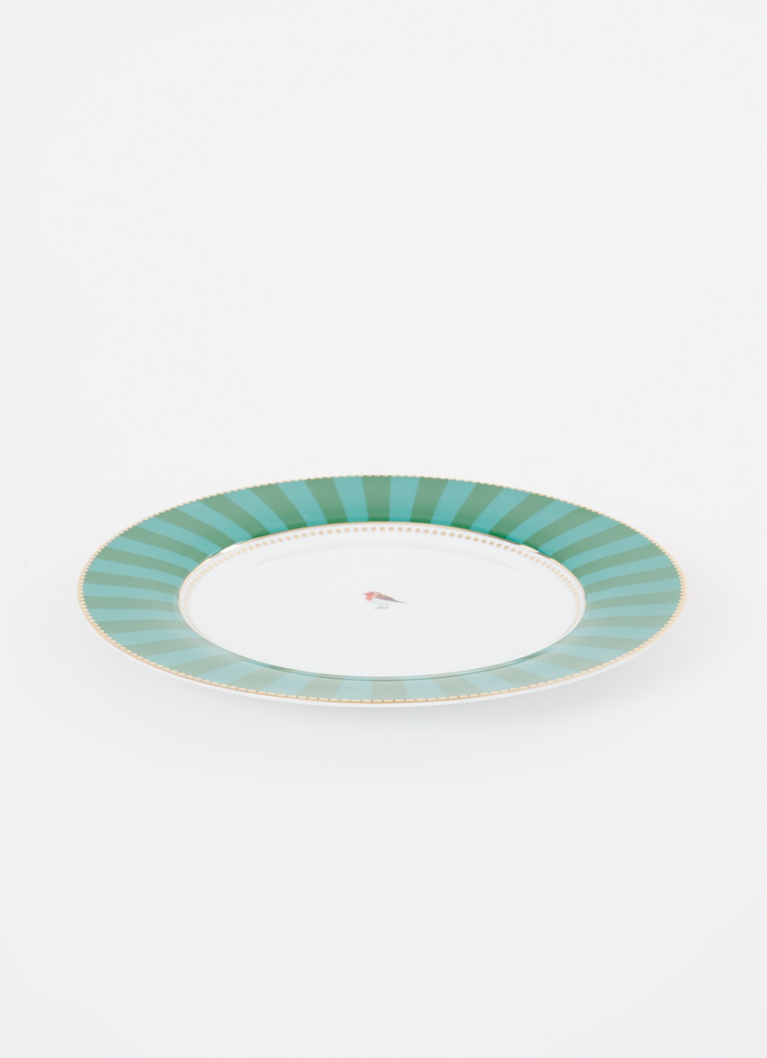 Pip Studio Love Birds dinerbord 26,5 cm - detail 4 groen