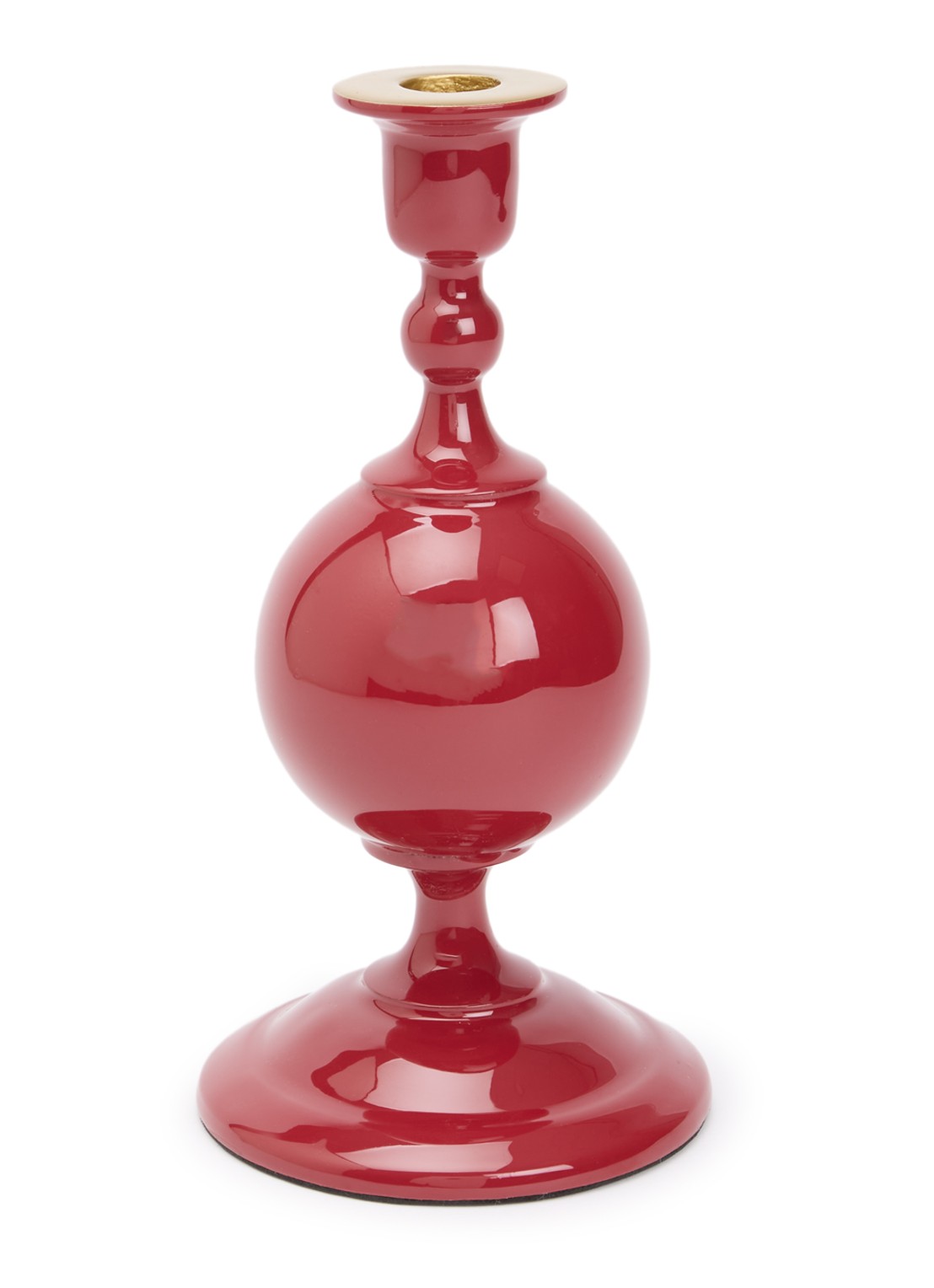 Pip Studio Love Birds kandelaar 24 cm - voorkant donkerrood
