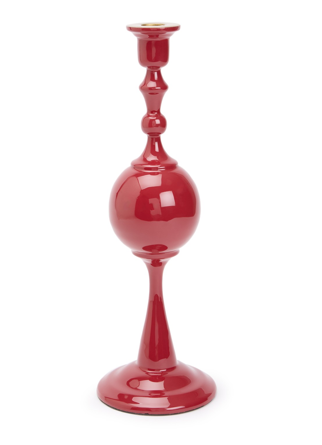 Pip Studio Love Birds kandelaar 37 cm - voorkant donkerrood