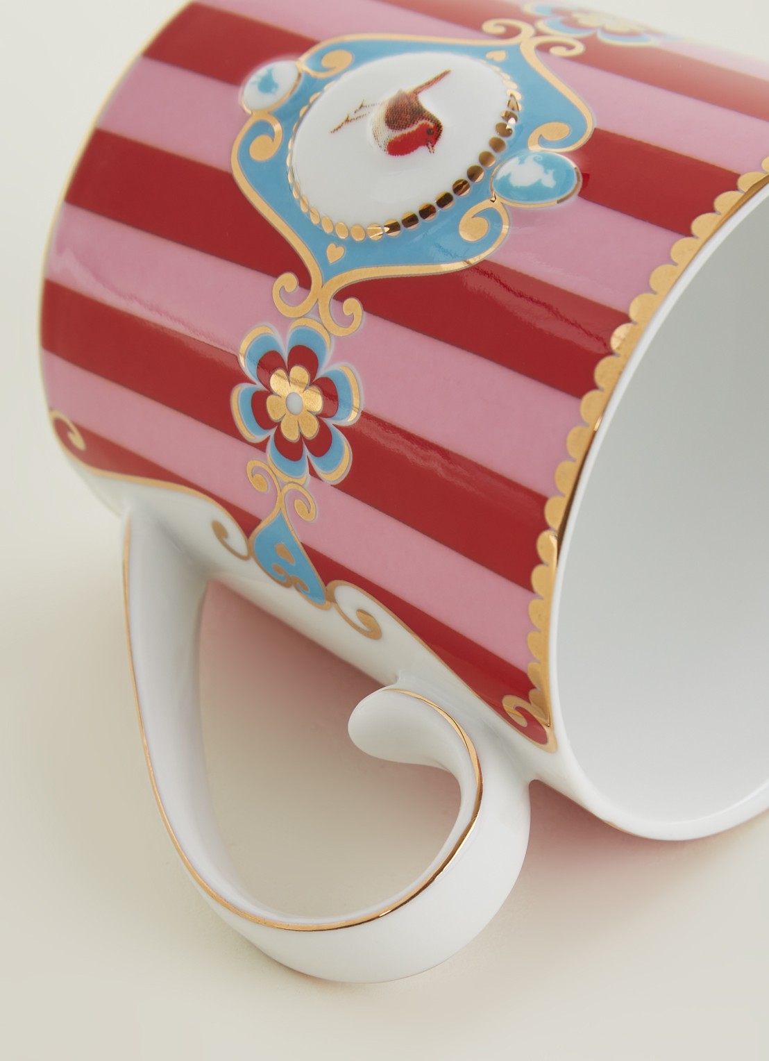 Pip Studio Love Birds Medallion kopje 15 cl - detail 3 steenrood