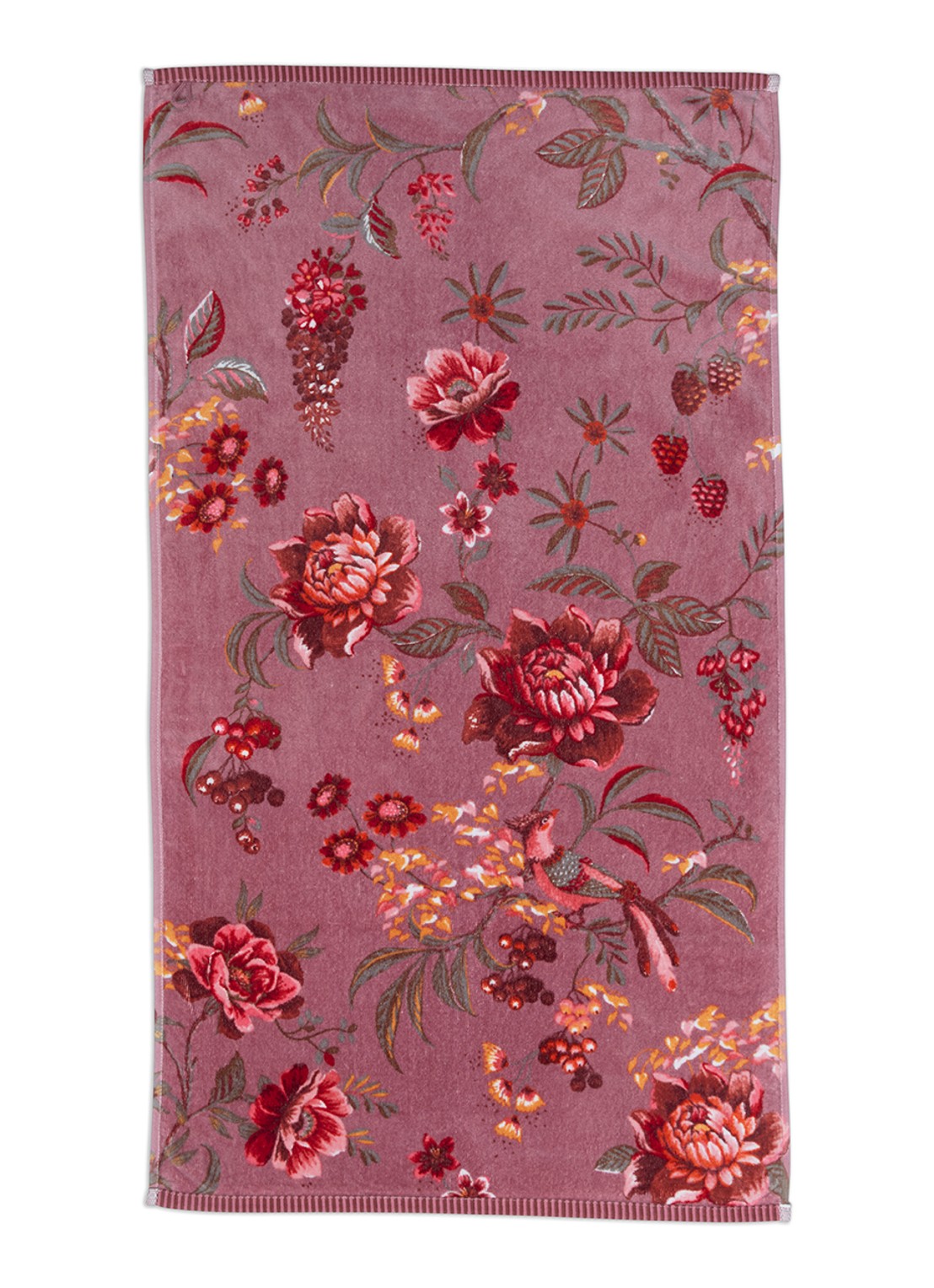 Pip Studio Mauve badhanddoek 55 x 100 cm - voorkant paars