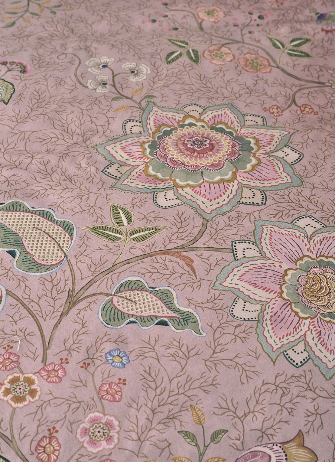 Pip Studio Mumbai Morning dekbedovertrekset - inclusief kussenslopen - detail 2 roze