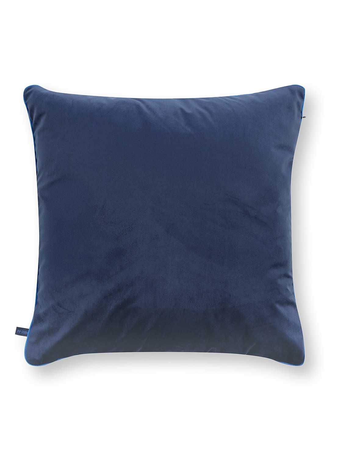 Pip Studio Mumbai Morning sierkussen 60 x 60 cm - achterkant 4 blauw