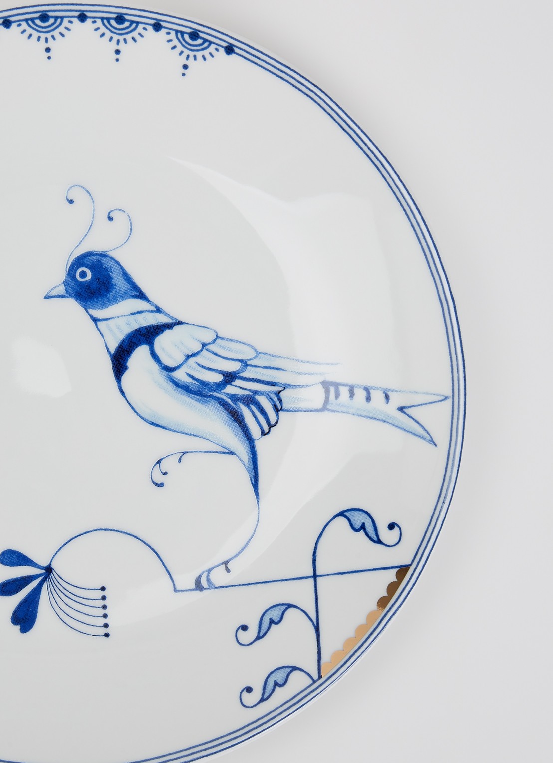 Pip Studio Pip & The Blue Bird ontbijtbord 18 cm - detail 3 wit