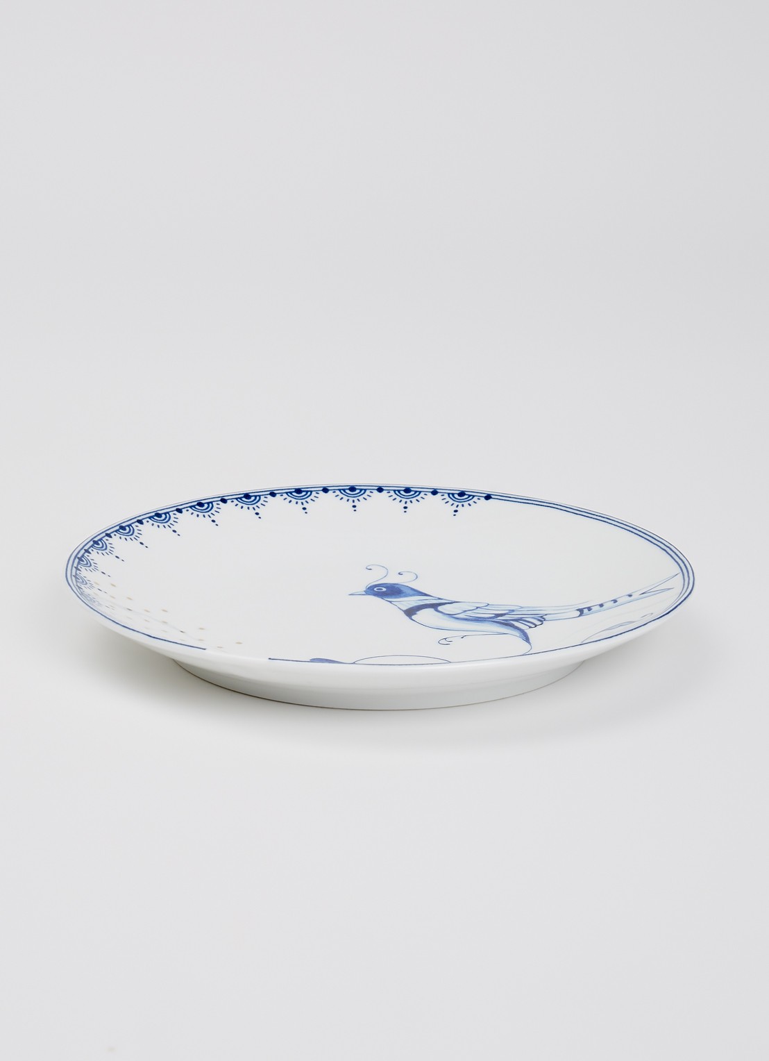 Pip Studio Pip & The Blue Bird ontbijtbord 18 cm - voorkant 2 wit