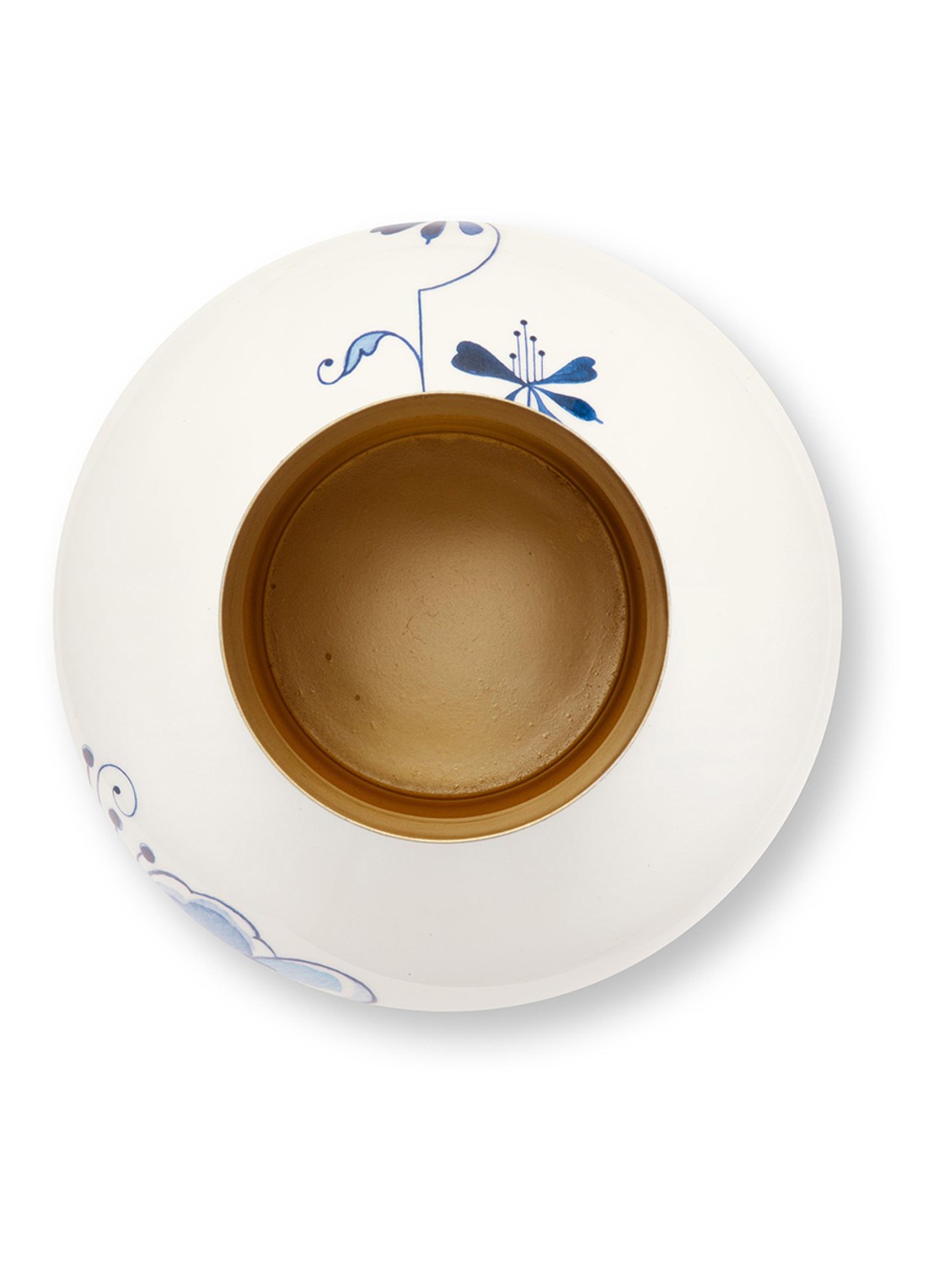 Pip Studio Pip & The Blue Bird vaas 36 cm - achterkant 3 blauw