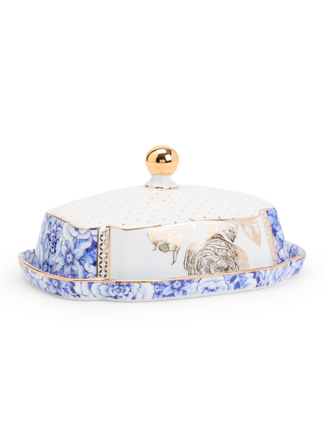 Pip Studio Royal eierdop 4,5 cm - voorkant wit