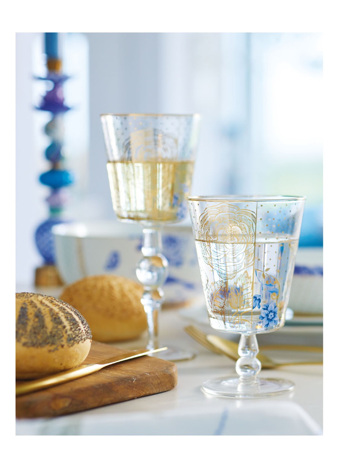 Pip Studio Royal Golden Dots glas 36 cl - detail goud