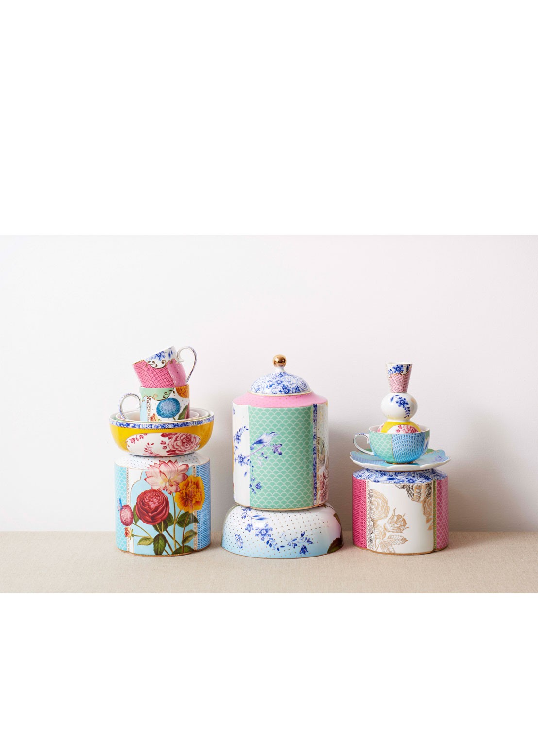 Pip Studio Royal kom 17 cm - voorkant 2 multicolor