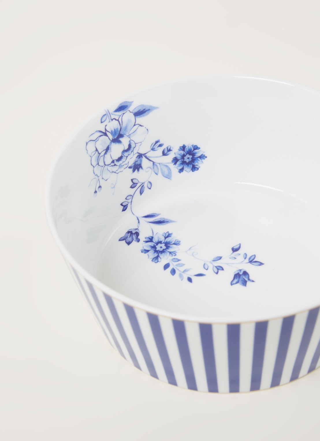 Pip Studio Royal Stripes kom 15 cm - detail 3 royalblauw