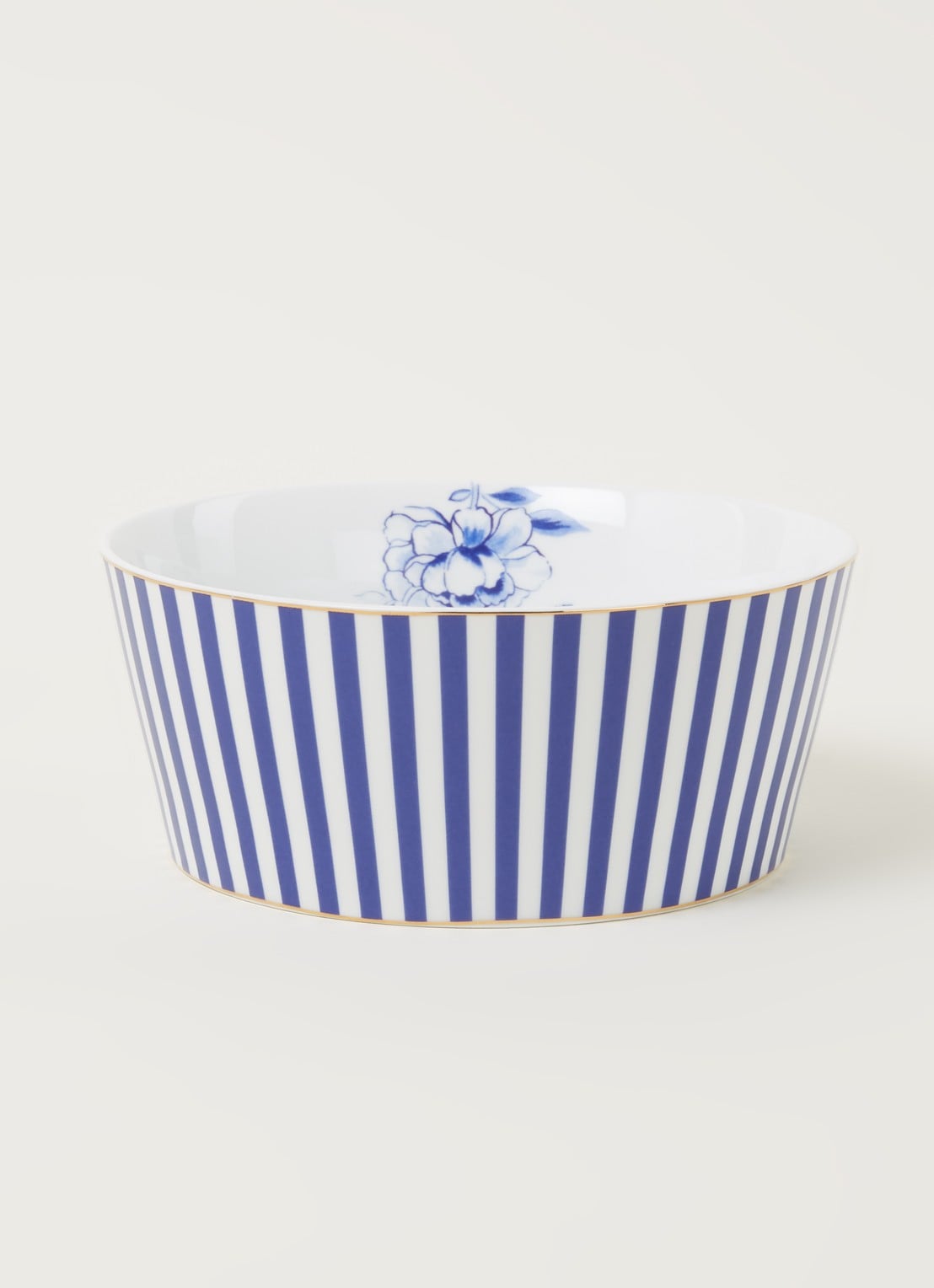 Pip Studio Royal Stripes kom 15 cm - voorkant 2 royalblauw