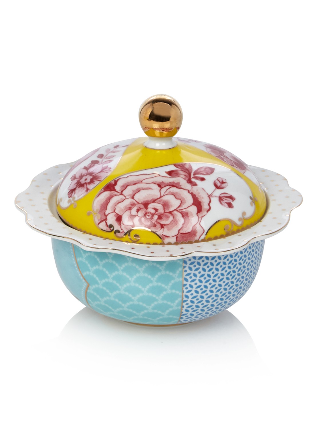 Pip Studio Royal suikerpot - voorkant 3 multicolor