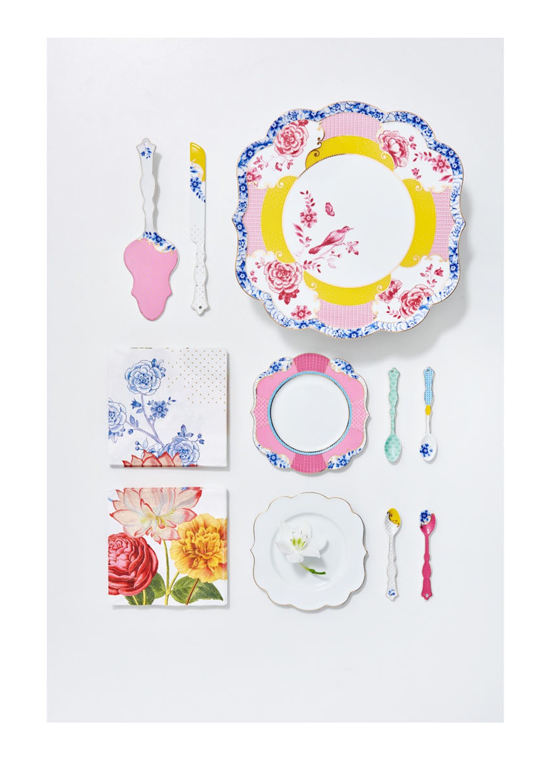 Pip Studio Royal taartbestek 2-delig - voorkant 2 multicolor