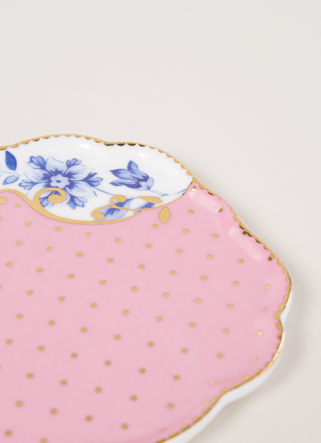 Pip Studio Royal theetipje 10 cm - detail roze