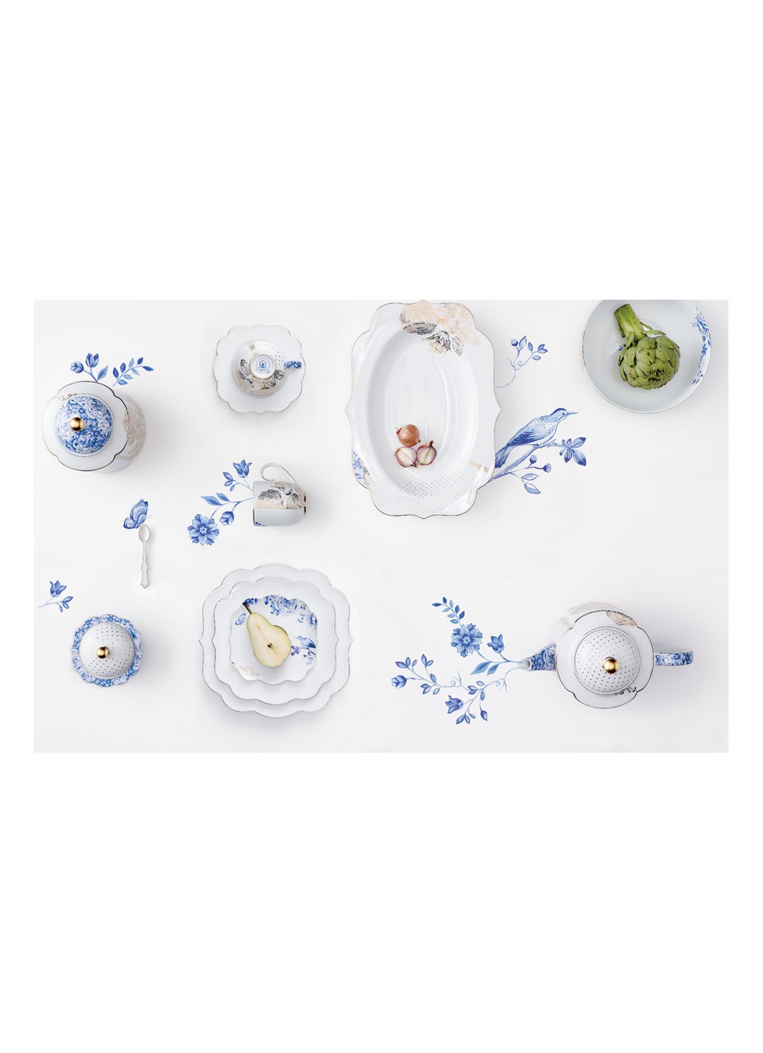 Pip Studio Royal White kopje 26 cl - voorkant 4 wit