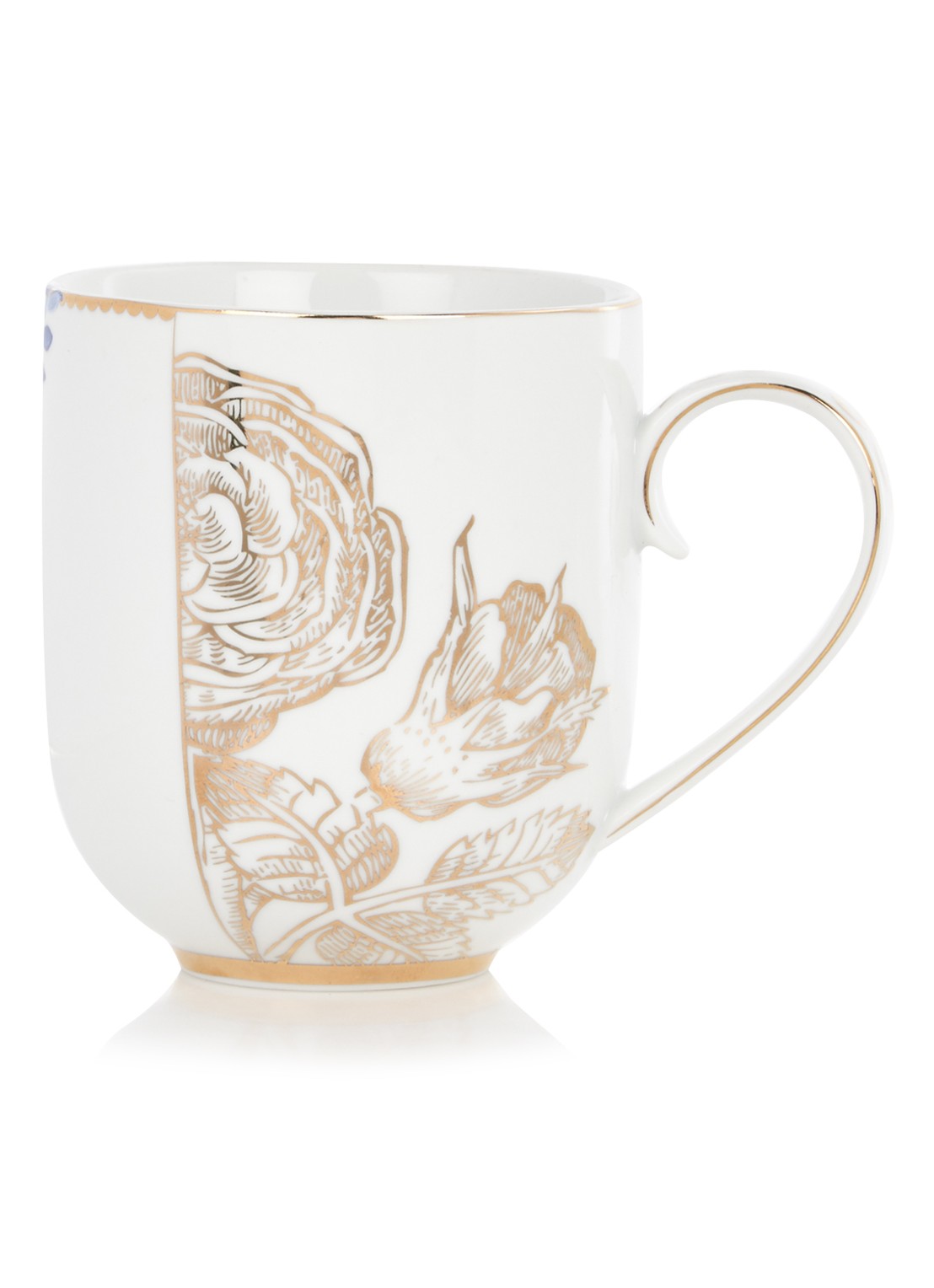 Pip Studio Royal White mok 32,5 cl - voorkant wit