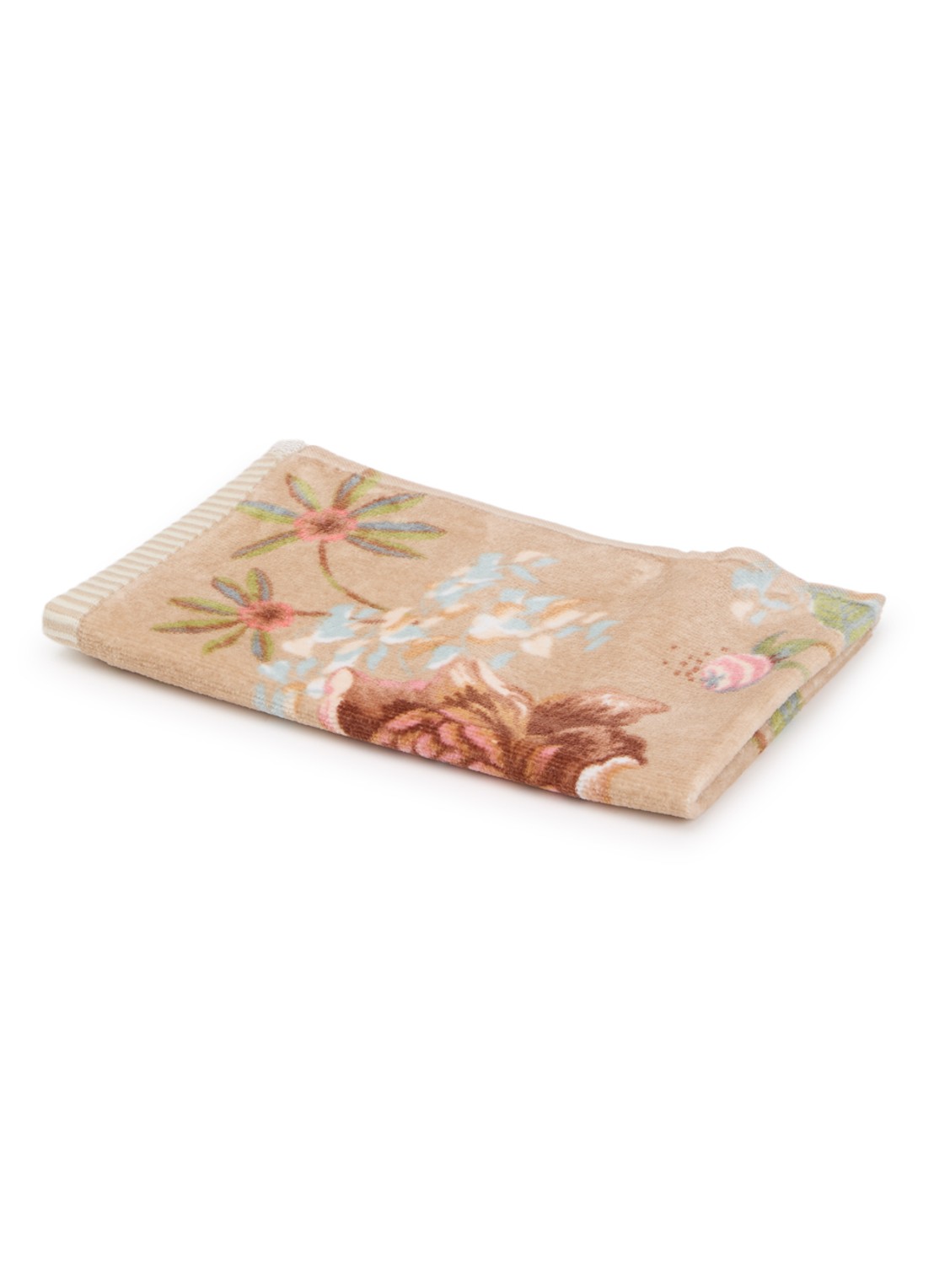 Pip Studio Secret Garden gastendoek 30 x 50 cm - voorkant 2 beige