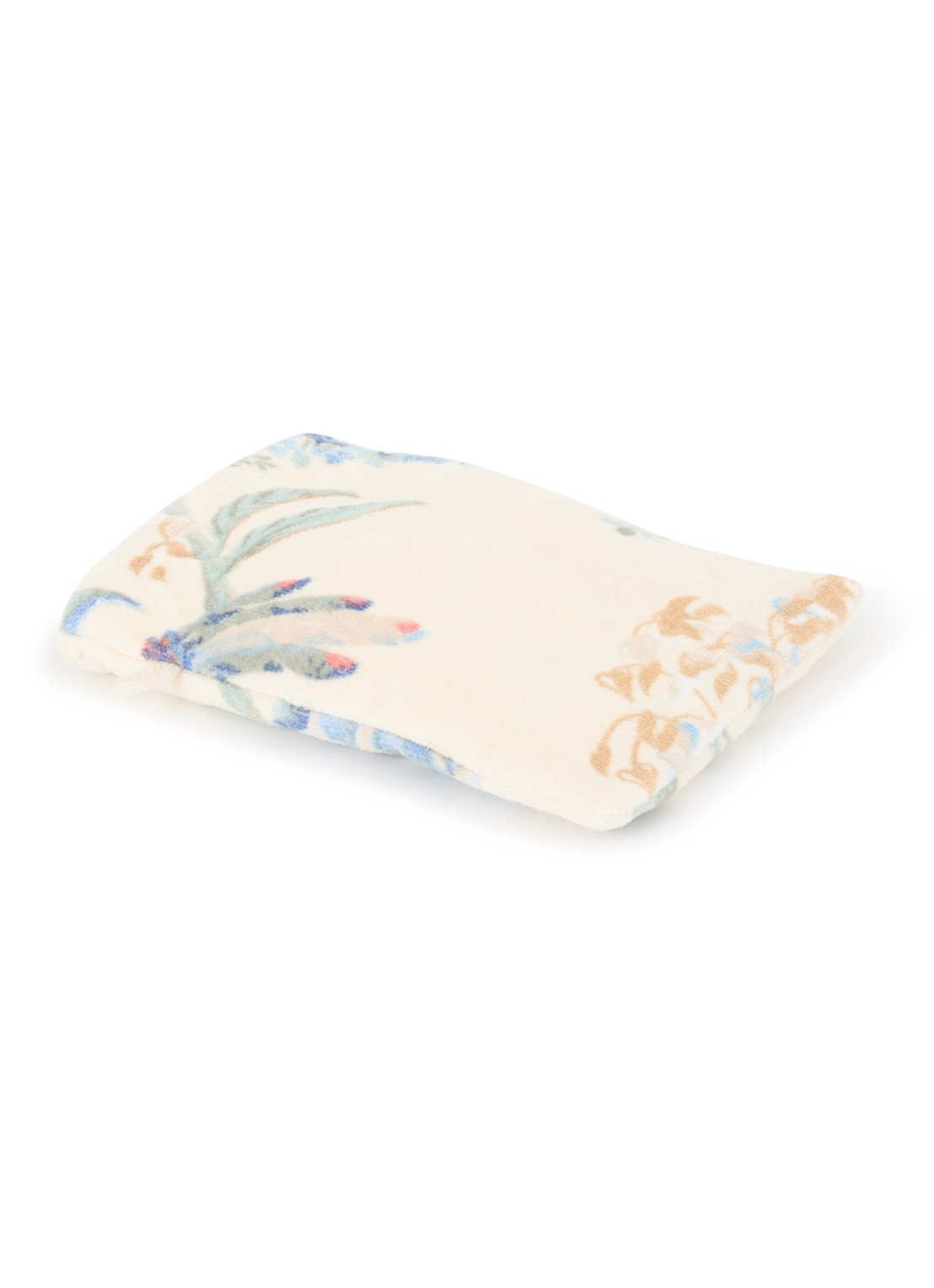 Pip Studio Secret Garden washand van terry katoen - 400 gr/m2 -16 x 22 cm - voorkant gebroken wit