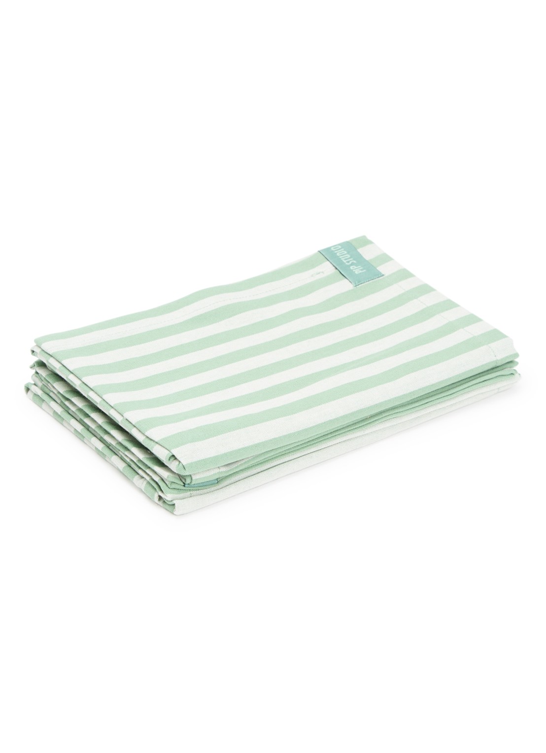 Pip Studio Servetten 40 x 40 cm set van 4 - voorkant mint