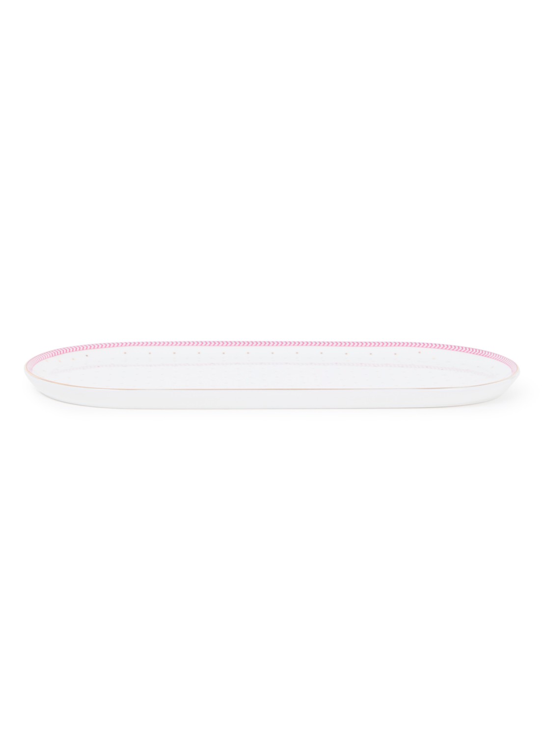Pip Studio Suiker- en melkschaal 25 cm - voorkant roze