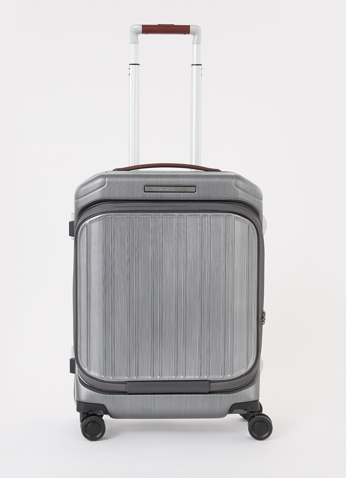 Piquadro PQLM Spinner 55 cm - voorkant 3 grijs